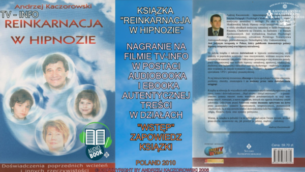 AUDIOBOOK - REINKARNACJA W HIPNOZIE - DOŚWIADCZENIA POPRZEDNICH WCIELEŃ I INNYCH RZECZYWISTOŚCI