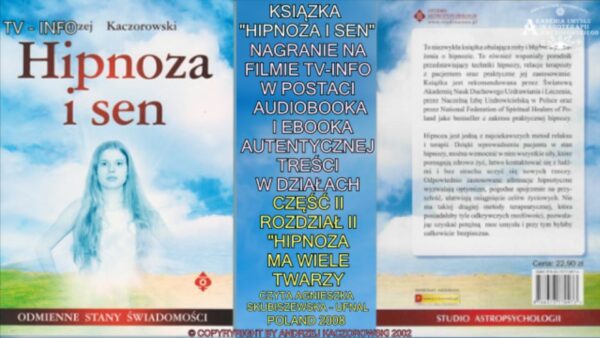 AUDIOBOOK - HIPNOZA I SEN - ODMIENNE STANT ŚWIADOMOŚCI - obrazek 5
