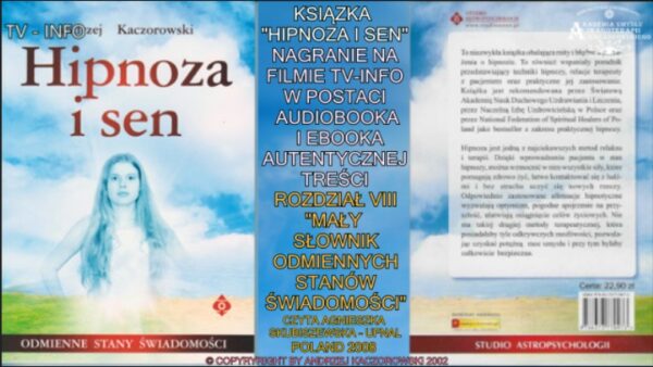 AUDIOBOOK - HIPNOZA I SEN - ODMIENNE STANT ŚWIADOMOŚCI - obrazek 10